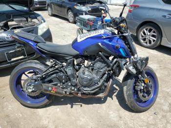  Salvage Yamaha Mt07