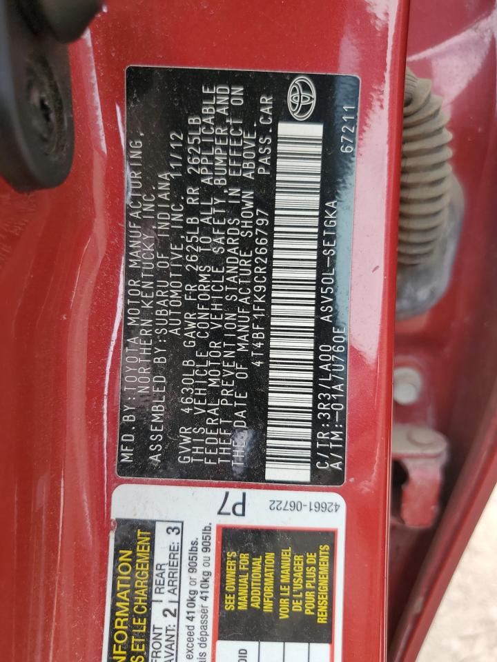 Toyota Camry Base Image 7