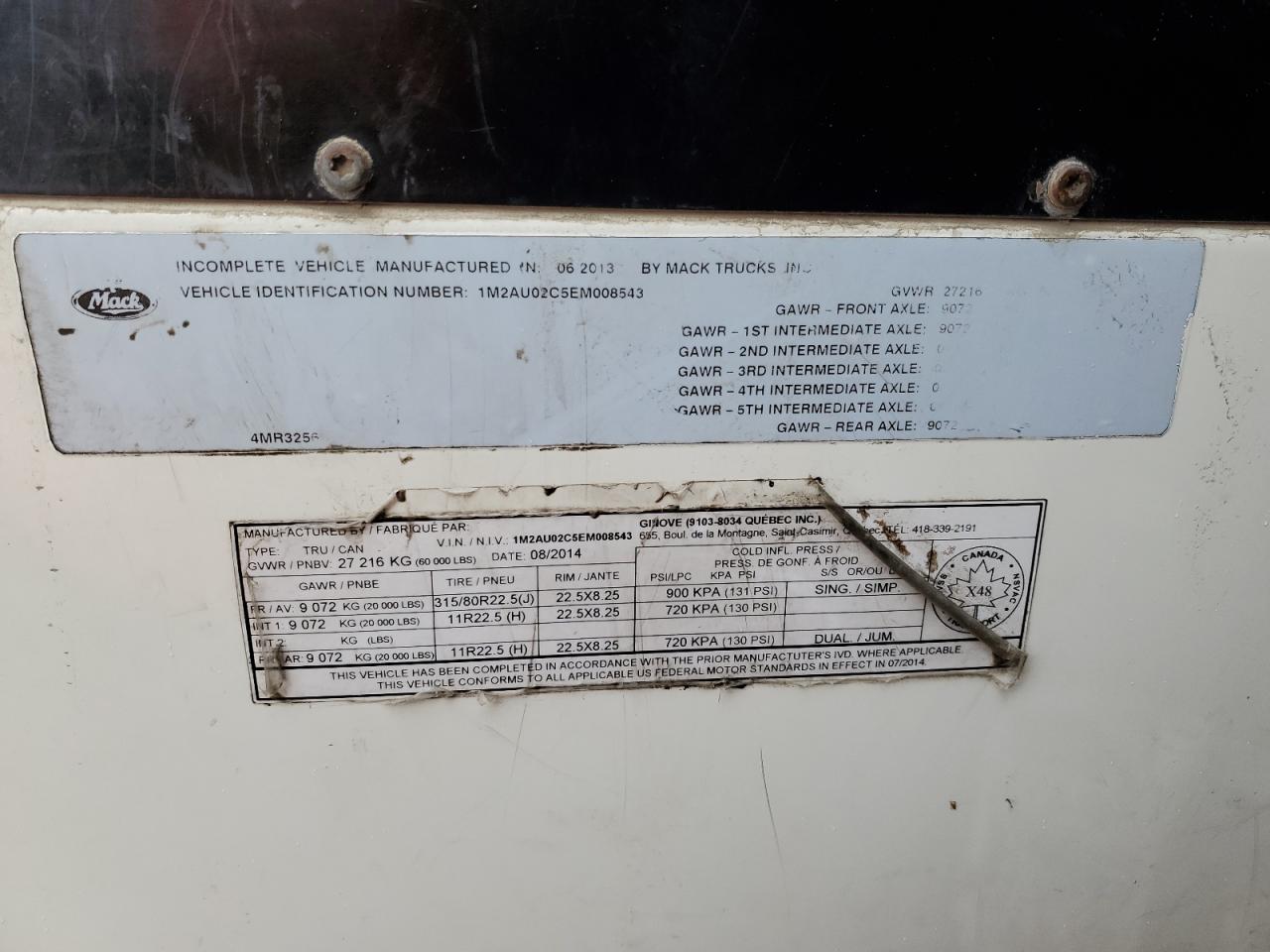 Mack 600 Leu600 Leu600 Image 9