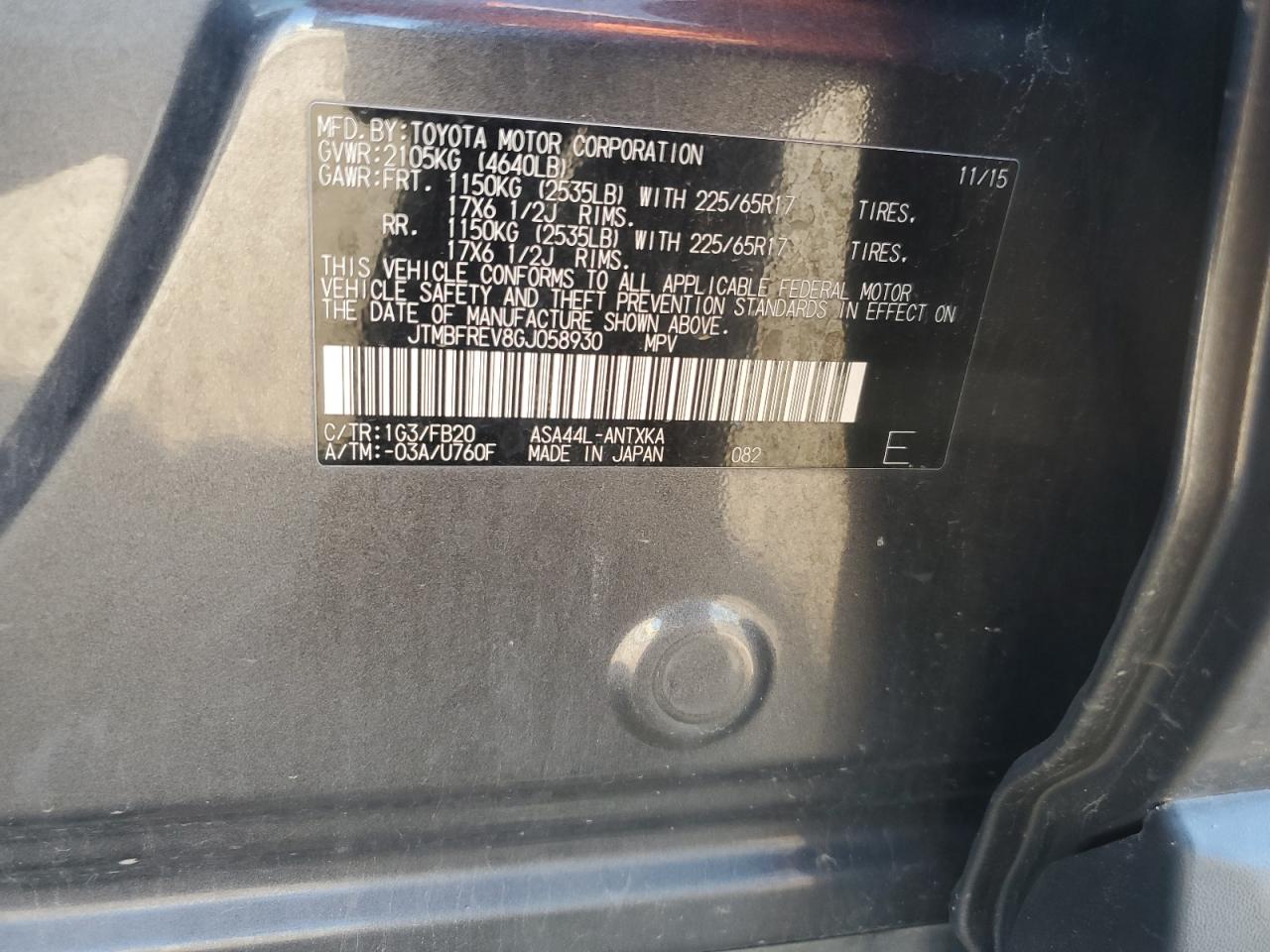 Toyota RAV4 Le Image 2