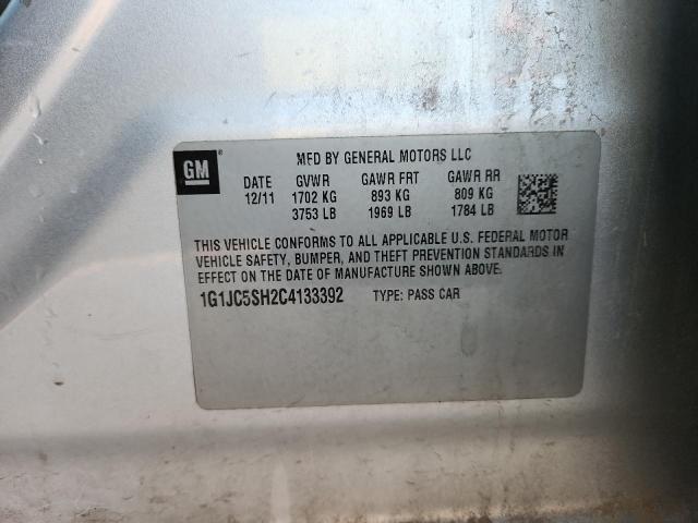 Chevrolet Sonic Lt Image 8