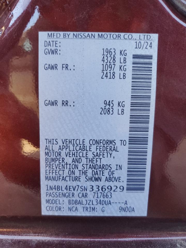 Nissan Altima Sl Image 3