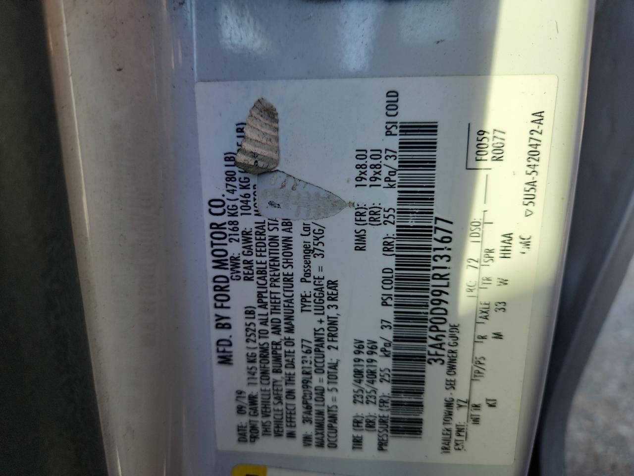 Ford Fusion Titanium Image 12