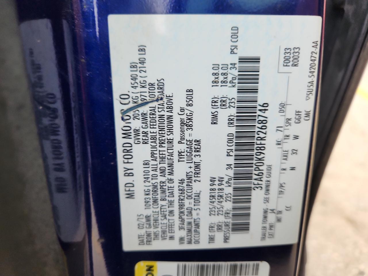 Ford Fusion Titanium Image 12