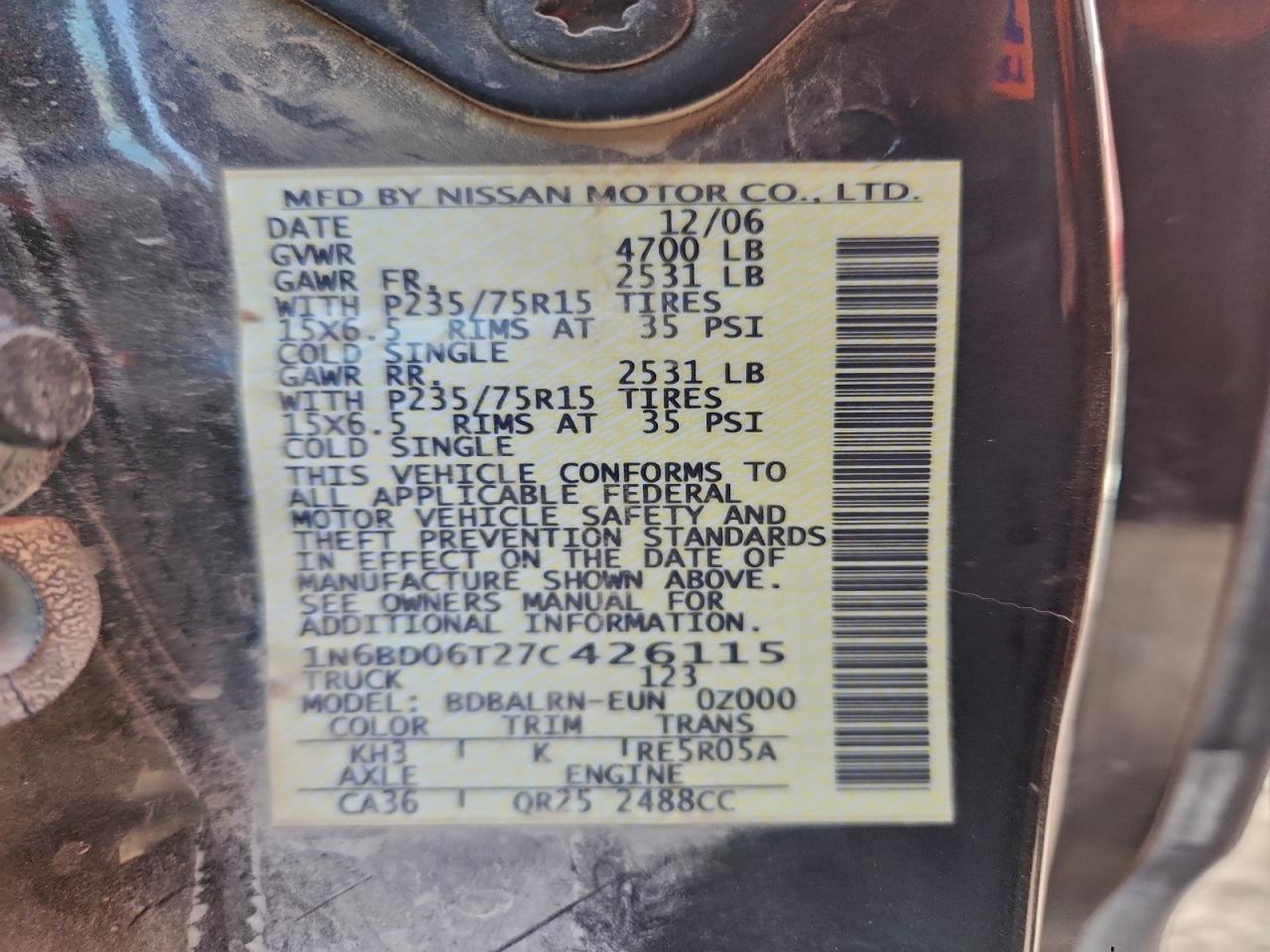 Nissan Frontier King Cab Xe Image 7