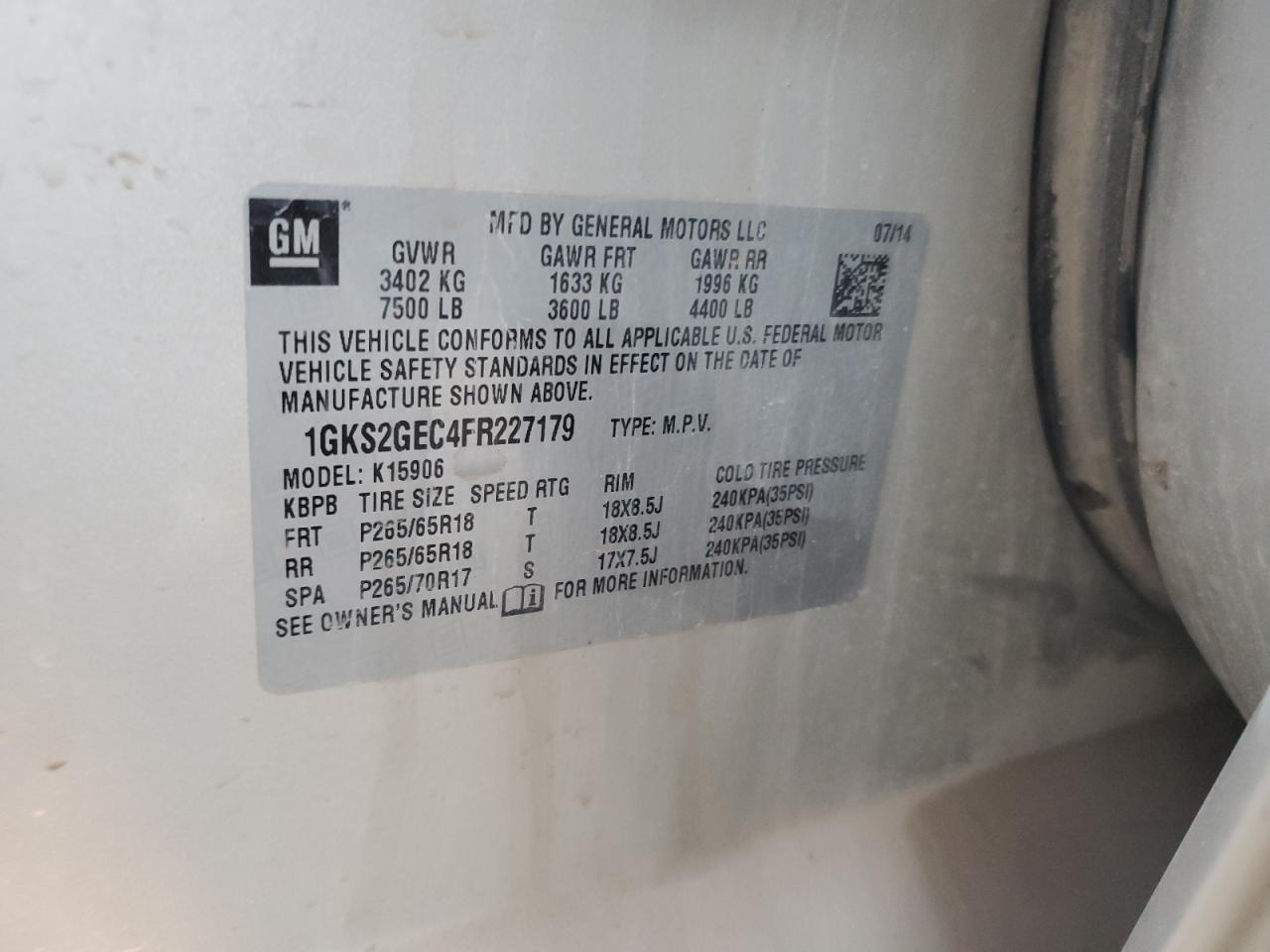 GMC Yukon K1500 Sle Image 10