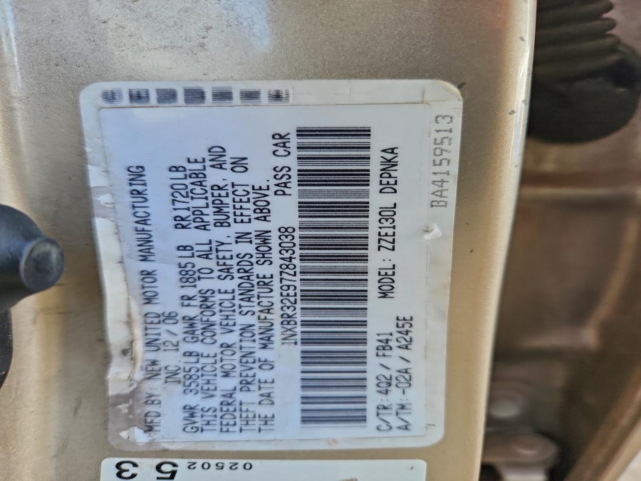 Toyota Corolla Ce Image 9