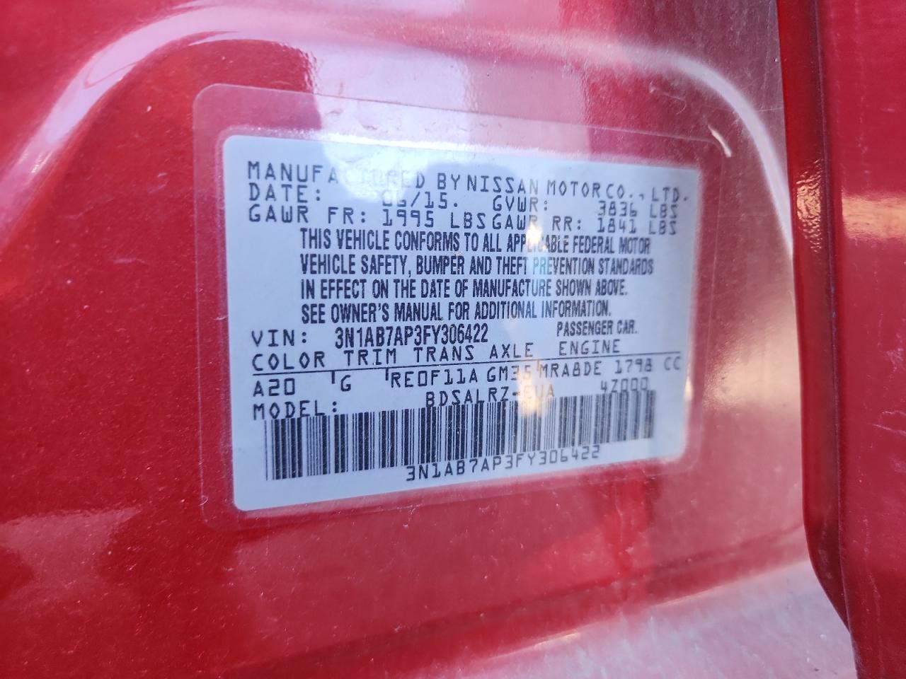 Nissan Sentra S Image 10