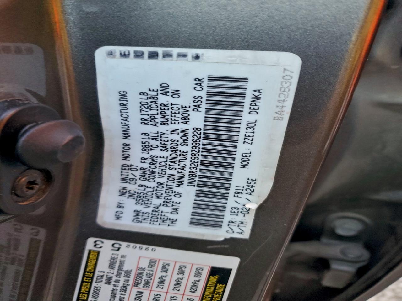 Toyota Corolla Ce Image 11