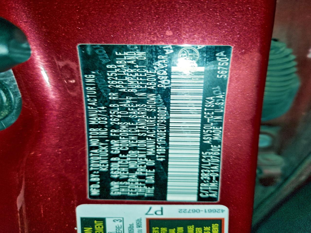 Toyota Camry L Image 11