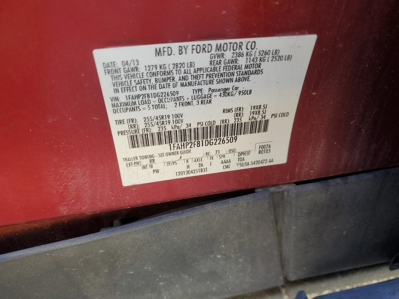 Ford Taurus Limited Image 8