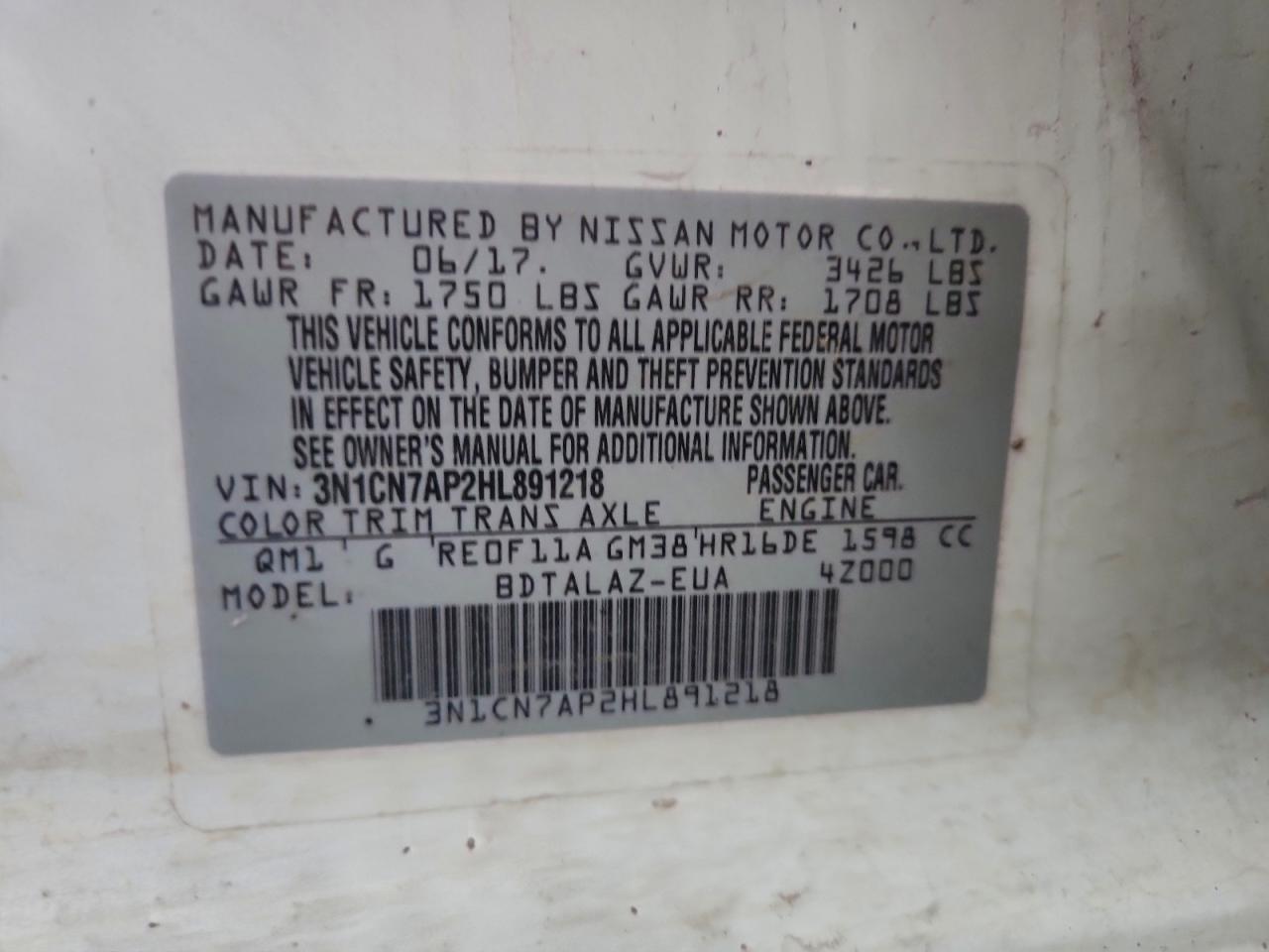 Nissan Versa S Image 11