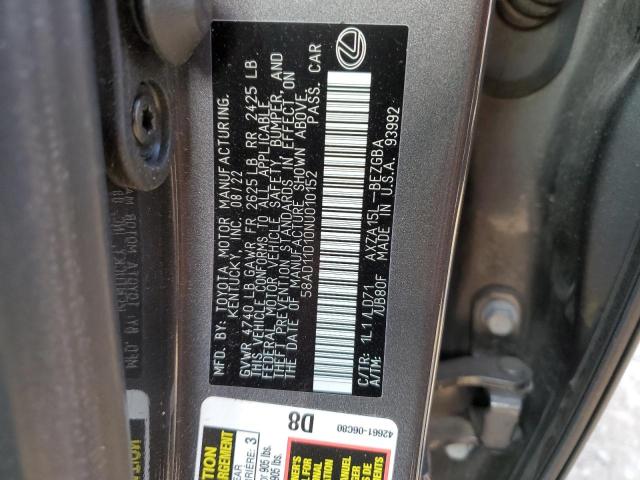 Lexus Es 250 Base Image 9