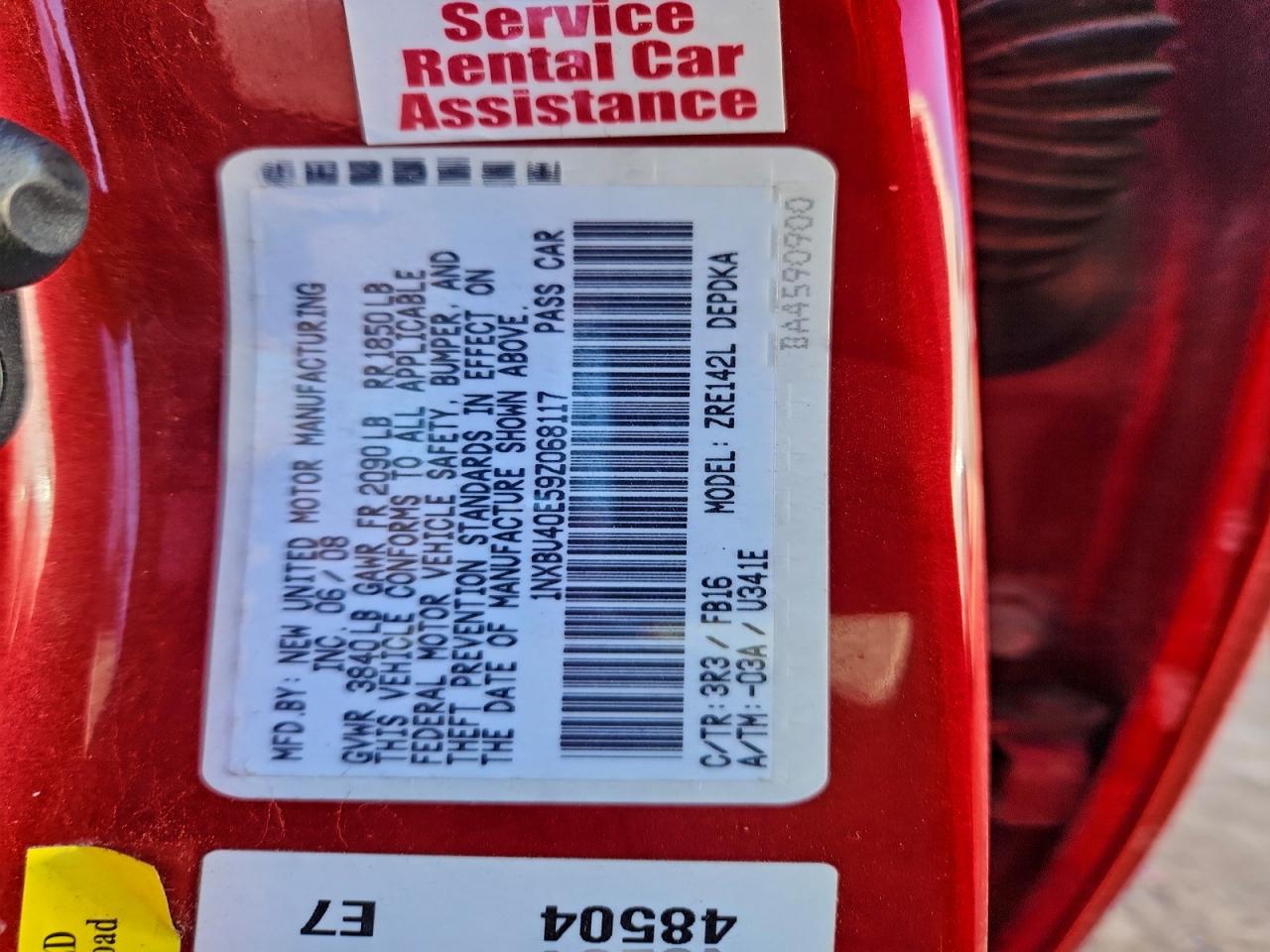 Toyota Corolla Base Image 4