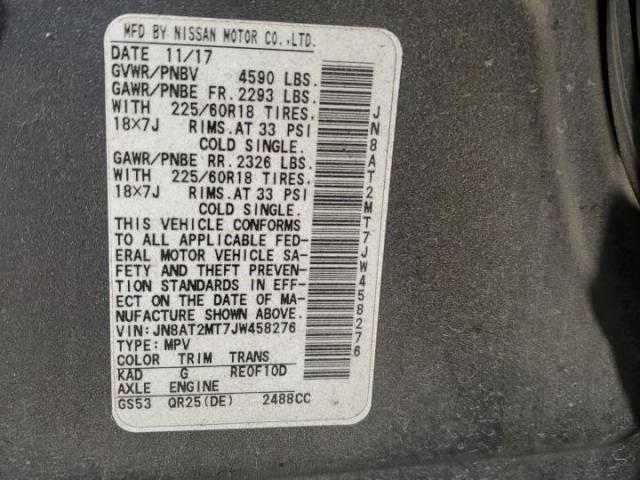 Nissan Rogue S Image 8