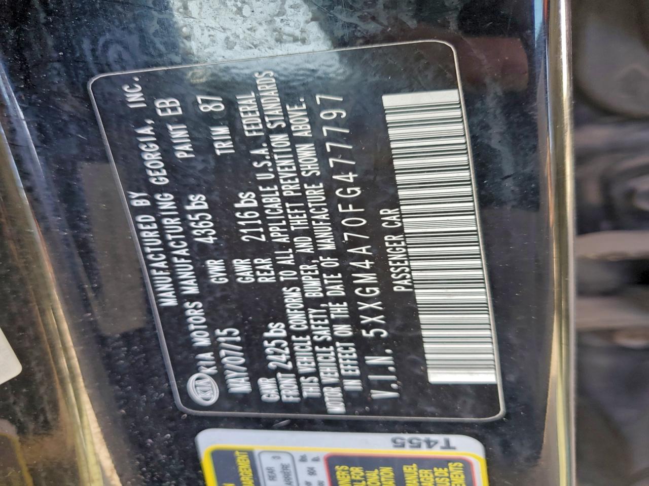 Kia Optima Lx Image 7