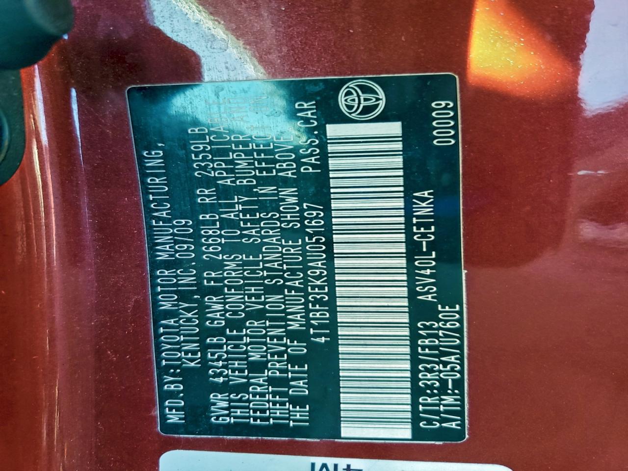 Toyota Camry Base Image 12