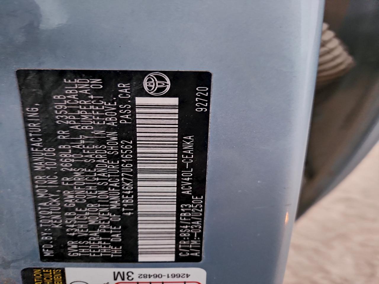 Toyota Camry Ce Image 11