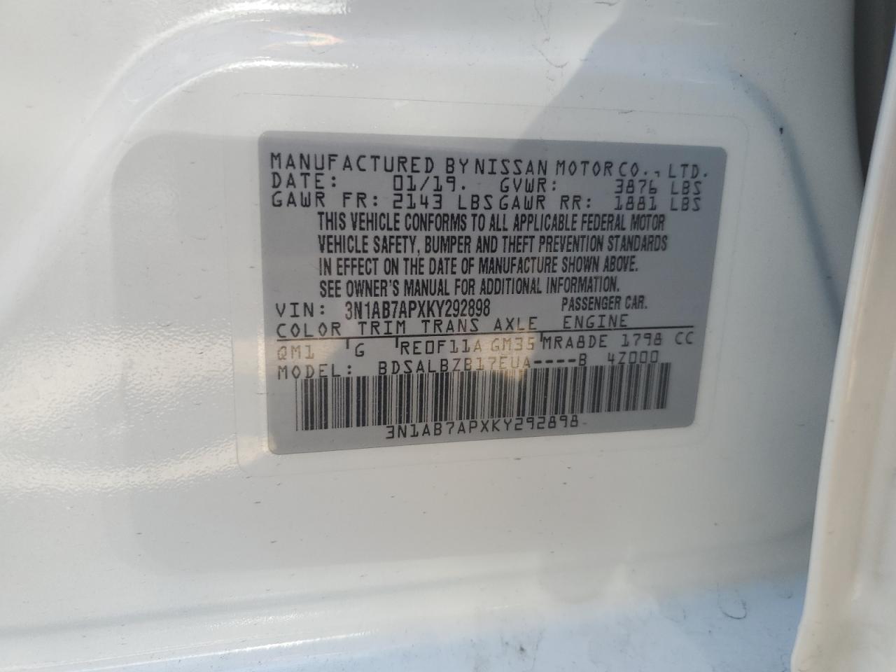 Nissan Sentra S Image 10