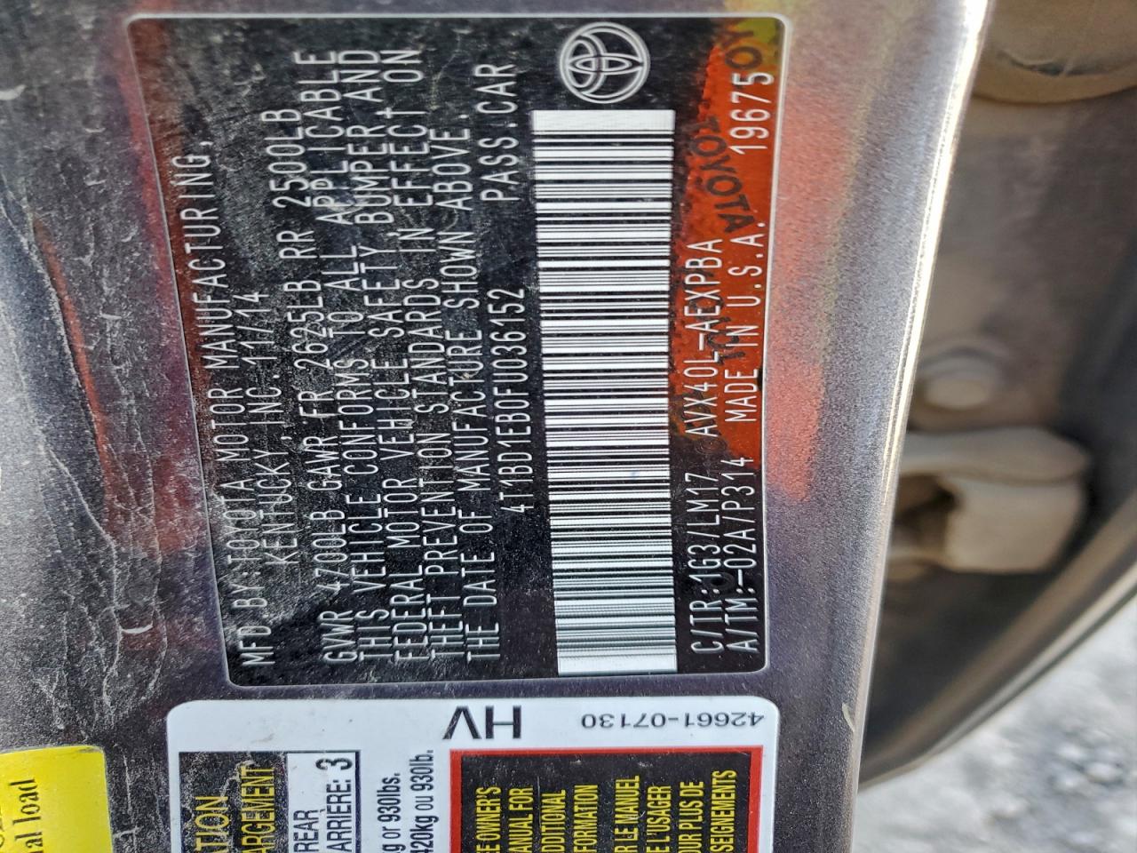 Toyota Avalon Hybrid Image 8