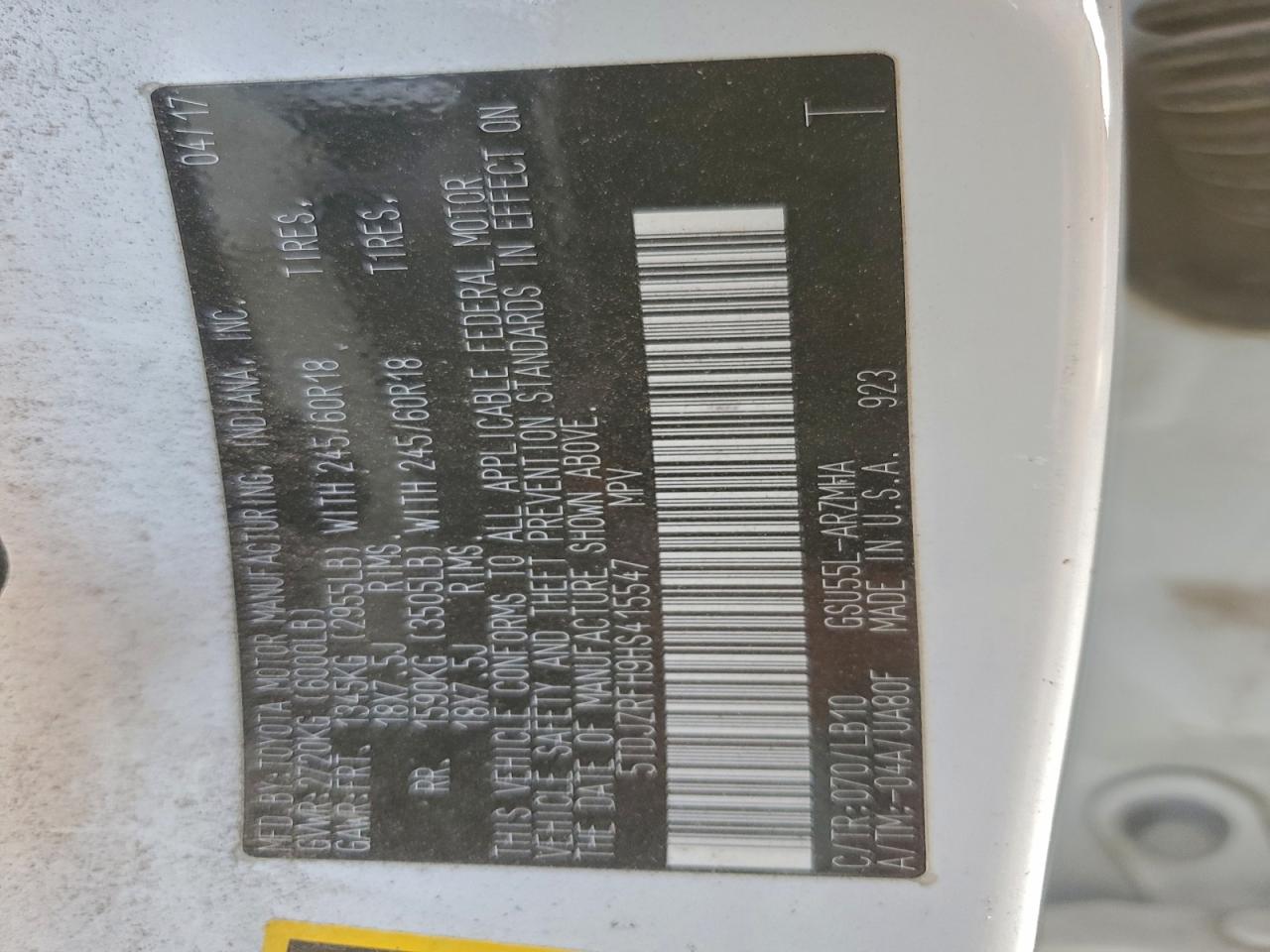 Toyota Highlander Se Image 12