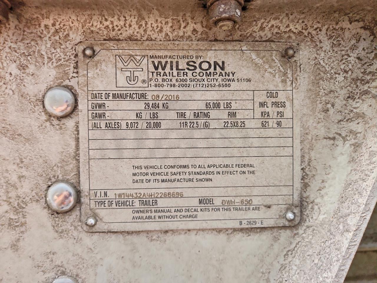 Wilson Dwh-601 Image 6