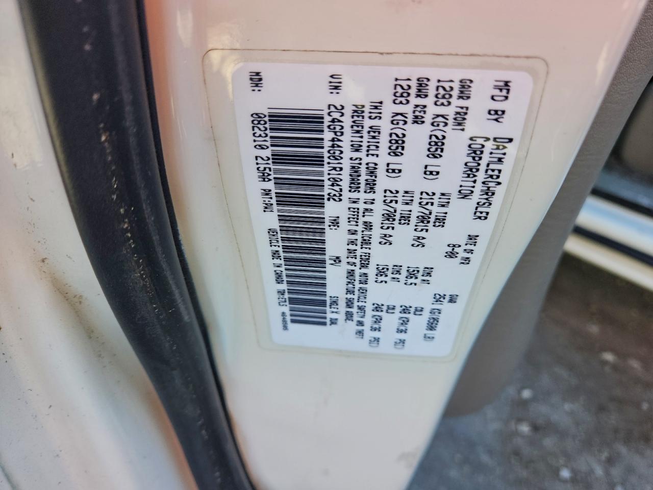 Chrysler Minivan Lx Image 12