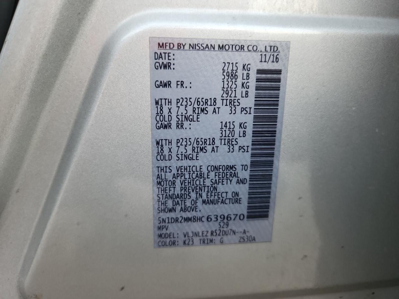 Nissan Pathfinder S Image 9